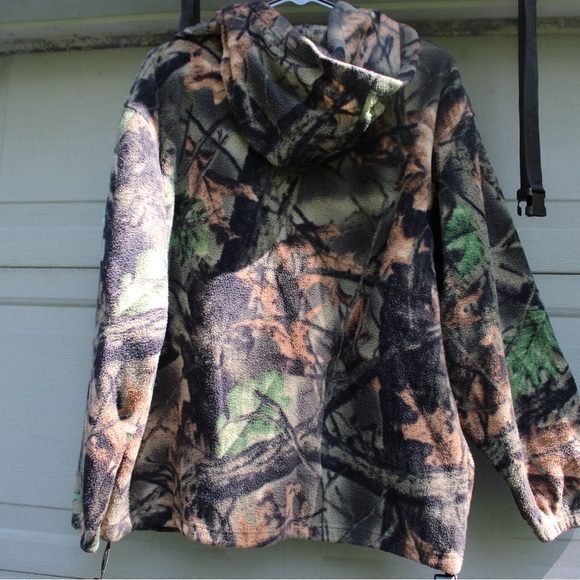 Trail Crest Medium Camo Zip Up Fleece - Picture 5 of 8